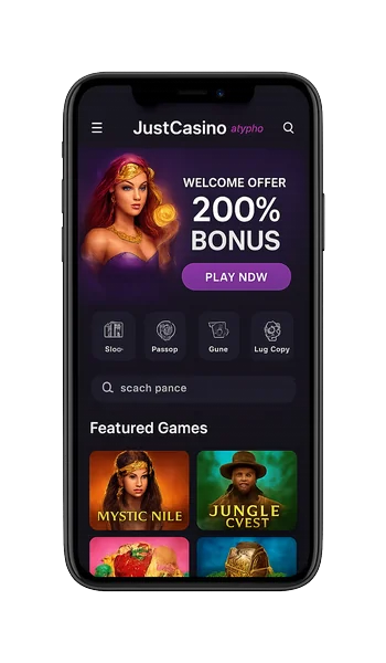 Just Casino App Screenshot
